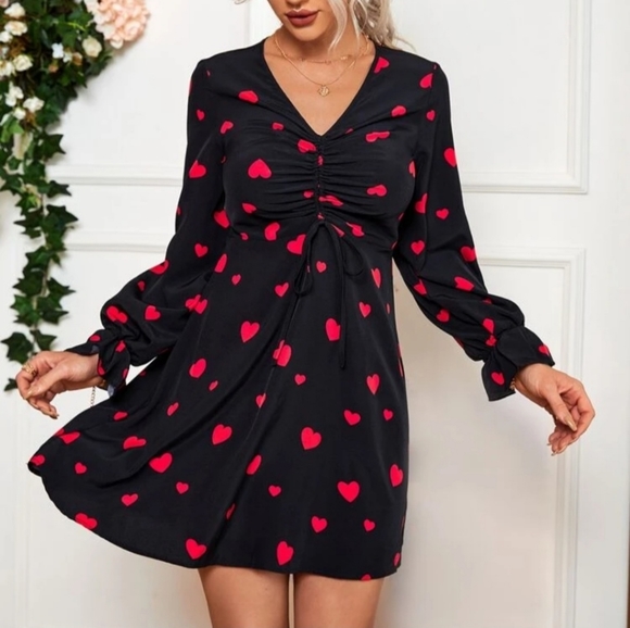 Black Long Sleeve Dress - Picture 1 of 3